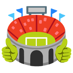 Stadium and Thumbs up