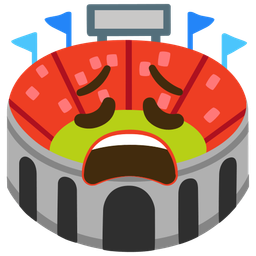 Stadium and Weary face