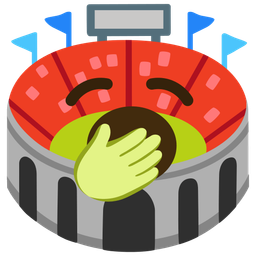 Stadium and Yawning face