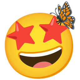 star-struck and butterfly