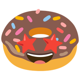 star-struck and doughnut