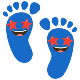 star-struck and footprints