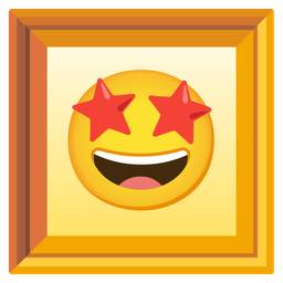 star-struck and framed picture