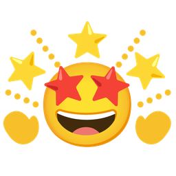 star-struck and glowing star