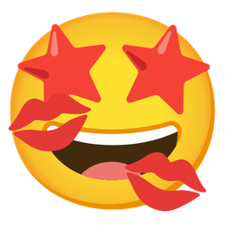 star-struck and kiss mark