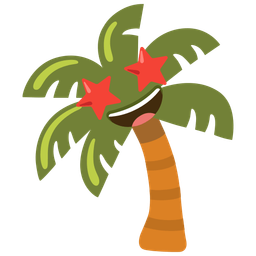 star-struck and palm tree