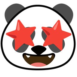 star-struck and panda