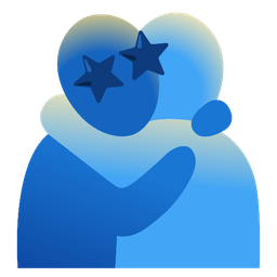 star-struck and people hugging