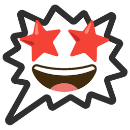 star-struck and right anger bubble