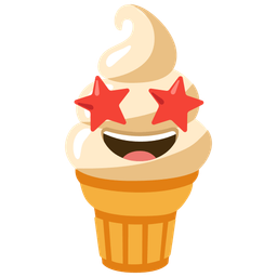 star-struck and soft ice cream