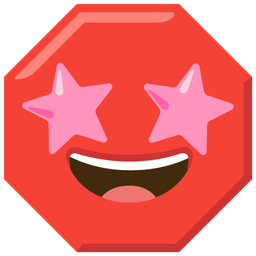 star-struck and stop sign