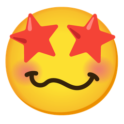 star-struck and woozy face