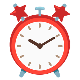 star and alarm clock