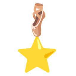 star and ballet shoes