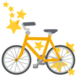 star and bicycle