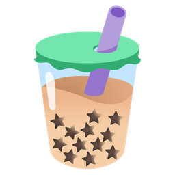 star and bubble tea
