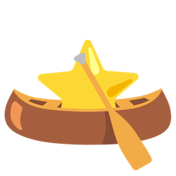 star and canoe
