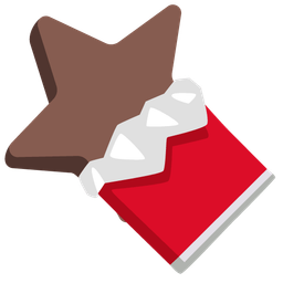 star and chocolate bar