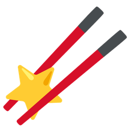 star and chopsticks
