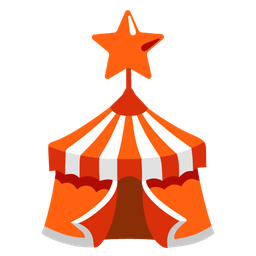 star and circus tent