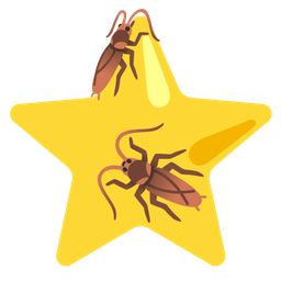 star and cockroach