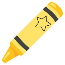 star and crayon