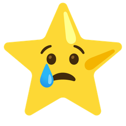 star and crying face