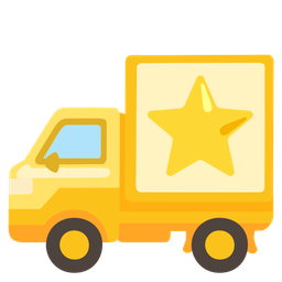 star and delivery truck
