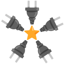 star and electric plug