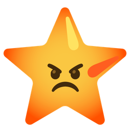 star and enraged face