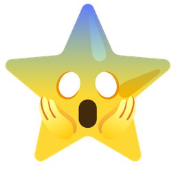 star and face screaming in fear