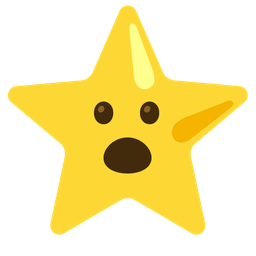 star and face with open mouth