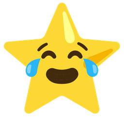 Star and Face with tears of joy