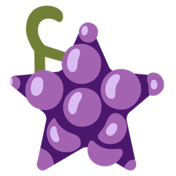 star and grapes