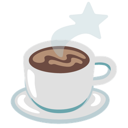 star and hot beverage