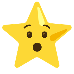 star and hushed face