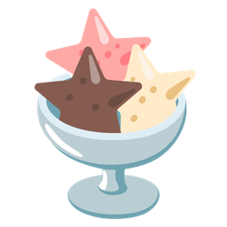 star and ice cream
