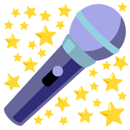 star and microphone