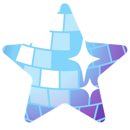 star and mirror ball