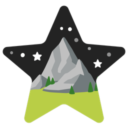 star and mountain