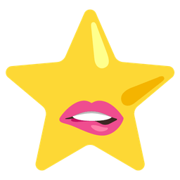 star and mouth