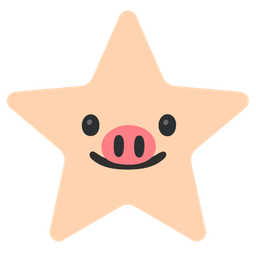 star and pig face