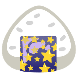 star and rice ball