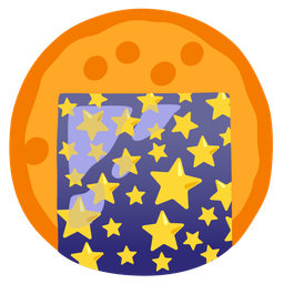 star and rice cracker