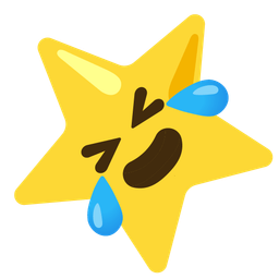 Star and Rolling on the floor laughing