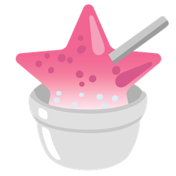 star and shaved ice