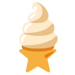 star and soft ice cream
