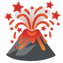 star and volcano