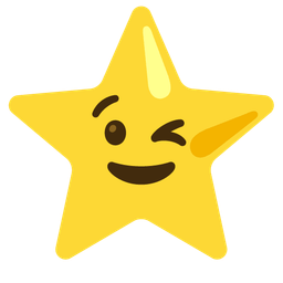 Star and Winking face