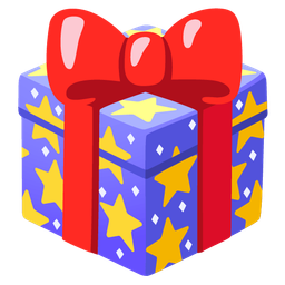 star and wrapped gift